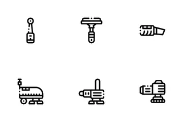 Cleaning Machines Icon Pack