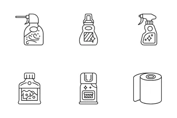 Cleaning Products Icon Pack