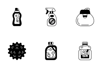 Cleaning Products Icon Pack