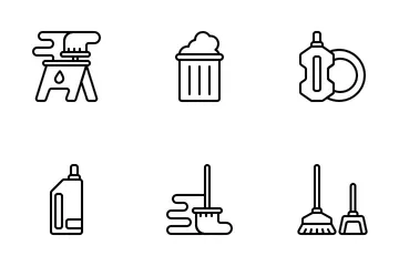 Cleaning Service Icon Pack