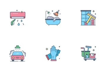 Cleaning Services Icon Pack