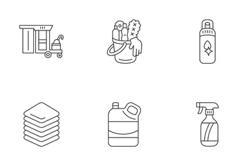 Cleaning Supplies Icon Pack