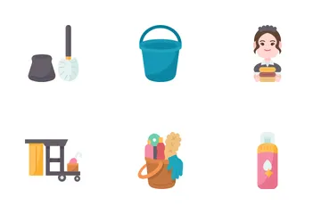 Cleaning Supplies Icon Pack