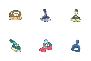 Cleaning Tools Icon Pack