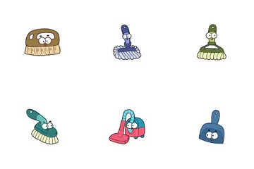 Cleaning Tools Icon Pack