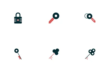 Clés et serrures Pack d'Icônes