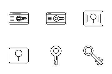 Clés et serrures Pack d'Icônes