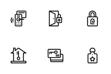 Clés et serrures Pack d'Icônes