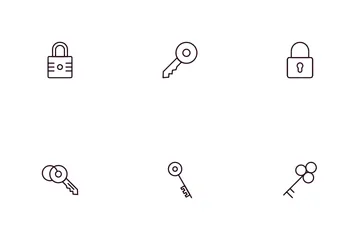 Clés et serrures Pack d'Icônes