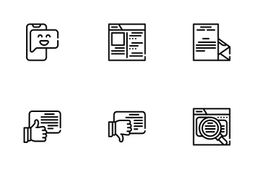 Client Review Feedback Icon Pack