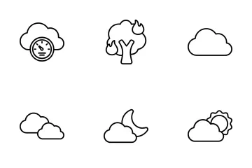 Tempo e clima Pacote de Ícones