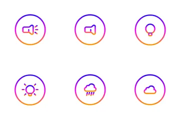 Inicio/Clima Paquete de Iconos