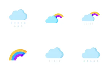 Clima en la nube Paquete de Iconos