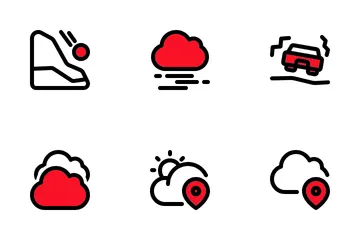 Clima y desastres Paquete de Iconos