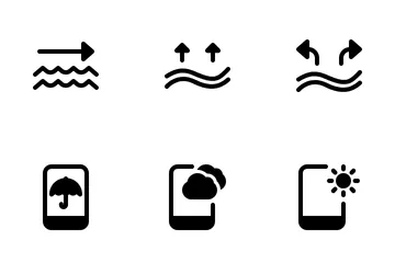 Clima y desastres Paquete de Iconos