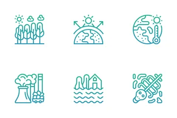 Climate Change Icon Pack