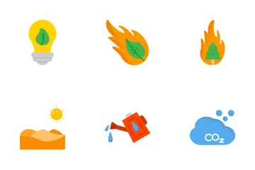 Climate Change Icon Pack