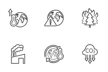 Climate Change Icon Pack