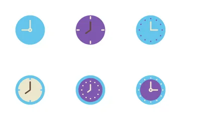 Clock Icon Pack