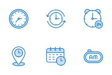 Clock Icon Pack