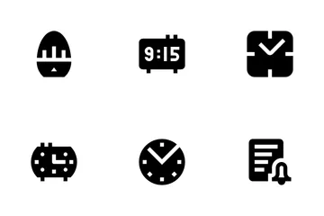 Clock Icon Pack