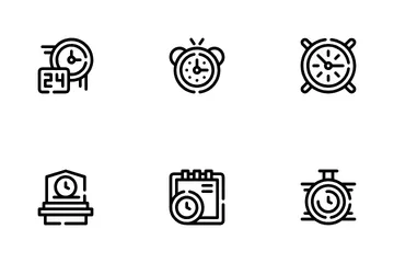 Clock Icon Pack