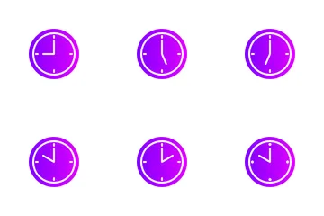 Clock Icon Pack