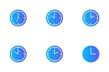 Clock Icon Pack