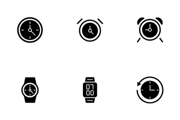 Clock Icon Pack