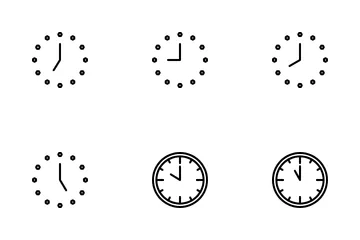 Clock Icon Pack