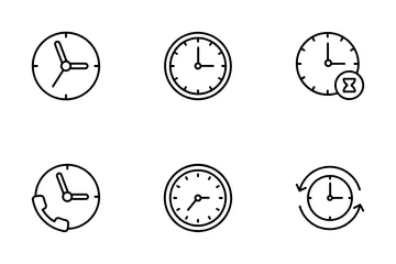 Clock Icon Pack