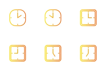 Clock Icon Pack