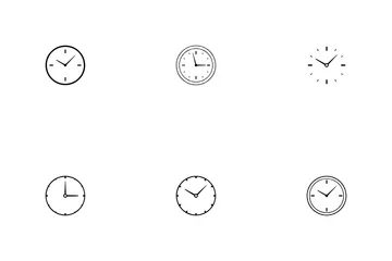 Clock Icon Pack