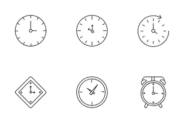 Clock Icon Pack