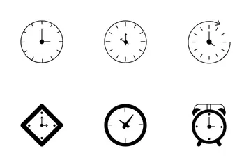 Clock Icon Pack
