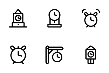 Clock Icon Pack