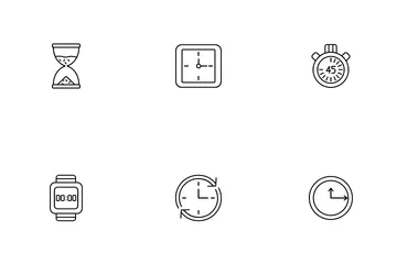 Clock Icon Pack