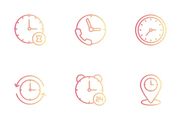 Clock Icon Pack