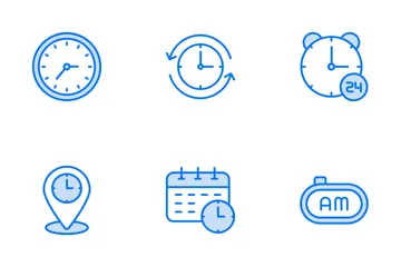 Clock Icon Pack