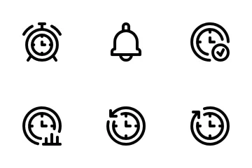 Clock & Time Icon Pack