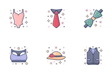 Cloth And Accessories Icon Pack