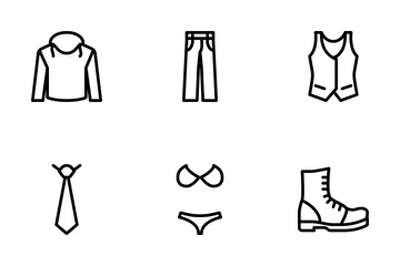 Cloth And Accessories  Icon Pack
