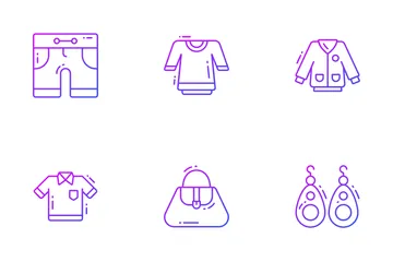 Clothe And Accessories Icon Pack