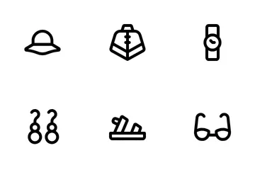 Clothes Accessories Icon Pack