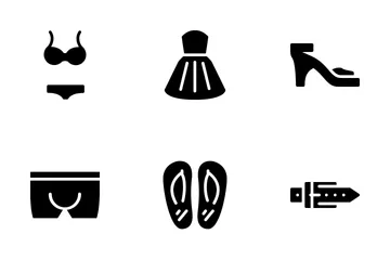 Clothes And Accessories  Icon Pack