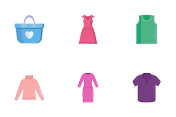 Clothes And Accessories Icon Pack