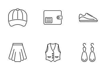 Clothes And Accessories Icon Pack