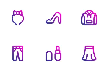 Clothes And Accessories Icon Pack