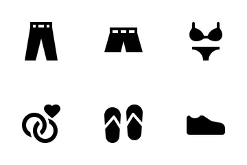 Clothes And Accessories  Icon Pack