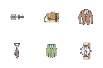 Clothes And Accessories - Man Icon Pack